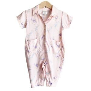 Old Navy Floral One Piece Outfit Pink 0-6 months